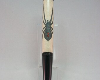 Black Widow Spider Pen, Spider Pen, Arachnid