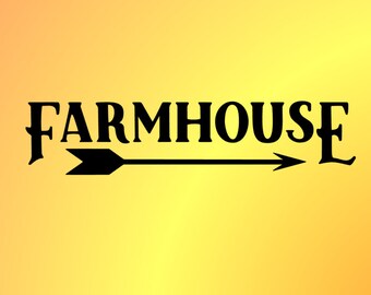 Farmhouse Vinyl Wall Decal, Kitchen Wall Decal, Dining Room Decal, Vinyl Wall Art, Wall Decor, Dining Room Wall Decal, Kitchen Decal