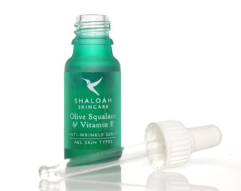 Anti-Wrinkle Serum with Olive Squalane | Anti-Ageing Face Oil | Argan Oil Serum | Rosehip Oil Serum | Frankincense Facial Oil