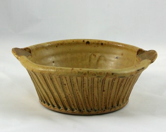 Baking Dish, Wheel Thrown Squared Baker with Handles