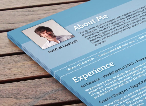 Custom typeset resume