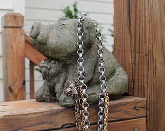 bee's knees multichain necklace