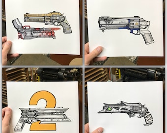 Hand Cannon Bundle (Prints)