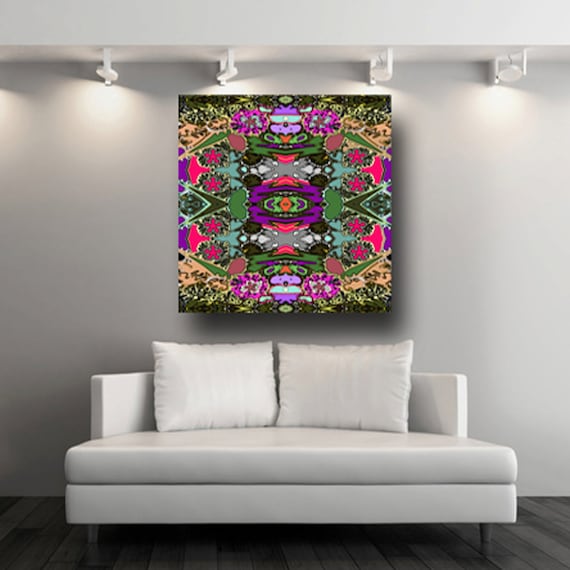 1960s Hippie Art Hippy Wall Art Flower Power Wall Art 1960s