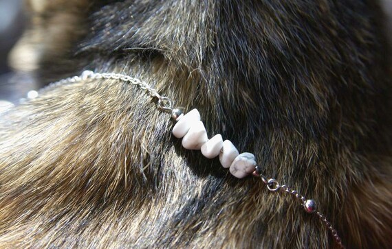 Howlite Bar Bracelet, 925 Sterling Silver, birthstone Bracelet, Howlite jewelry, Howlite Bracelet, Gift for Her, Zodiac, Mother's Day