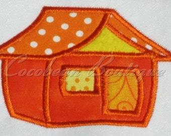 embroidery applique House 2