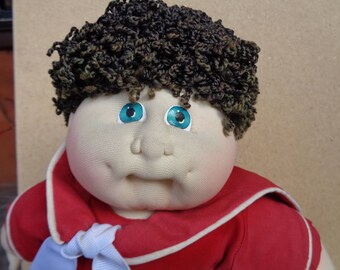 vintage Cabbage Patch kids doll, geoffrey ellis, soft sculpture16" doll