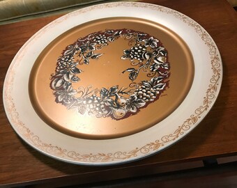 Vintage Gold Serving Tray