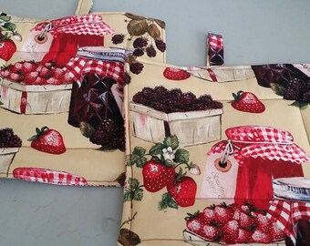 Berries and Jam Potholders