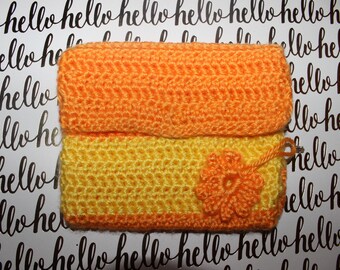 Handmade Crochet Pouch & FREE Keychain