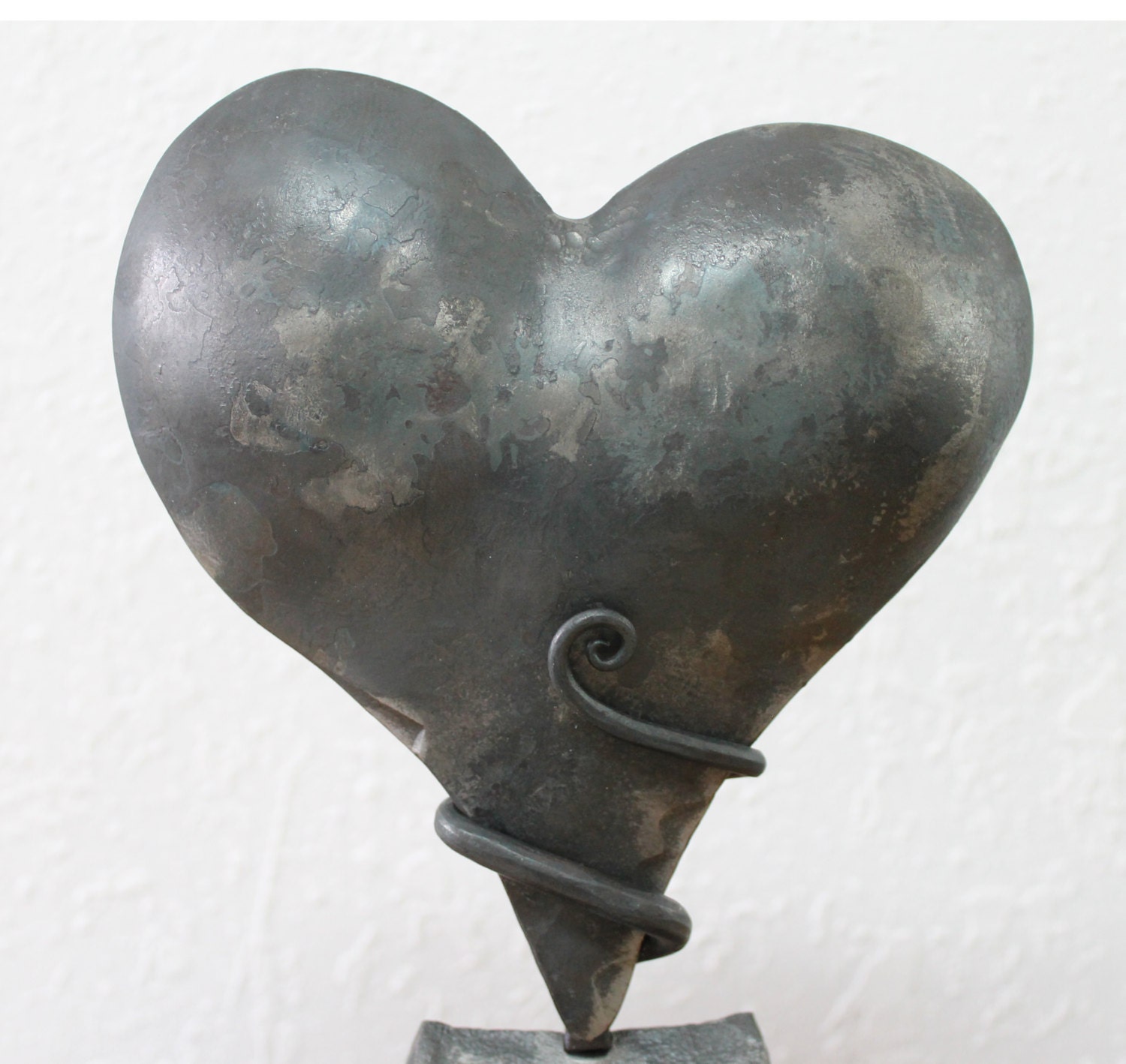 Iron Anniversary Gifts
 Iron Anniversary t Heart Sculpture Personalized 6th