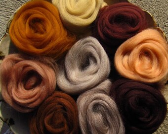 Ashland Bay Expanded BROWNS Merino Collection for Spinners and Felters