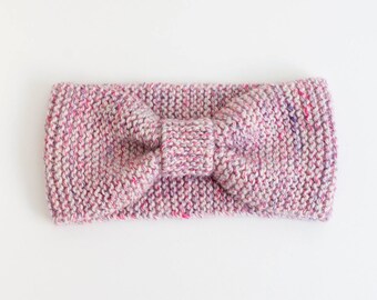 Headband, turban headband, pink headband, headband knit headband, ear muffs, woman, gift MOM, wide band headband