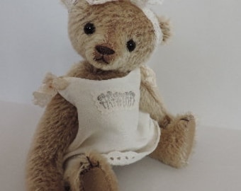 Posie - OOAK Mohair Artist Bear - Aleta Breese