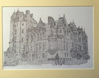 The Belfast Castle, Co.Antrim Print