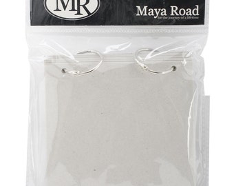 MAYA ROAD CHIPBOARD 5x5" ALBuM - New Item !! INCLUDEs RINGs !!