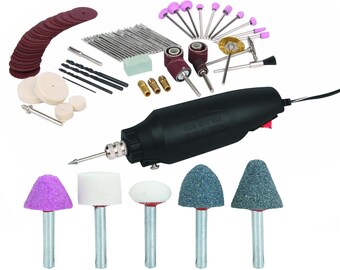 All Brand New 85 Pc Rotary Tool Kit & Accessories Set power tool for wood grinding polishing sharpening sanding jewelry polisher
