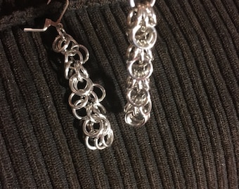 Shaggy Chainmaille Earrings