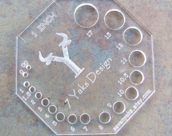 KNITTING NEEDLE GAUGE - Metric
