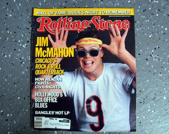 Jim McMahon - Rolling Stone Magazine Issue# 469 - 1986