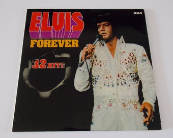 MINT! 1974 - Elvis Presley - Elvis Forever - 32 Hits - Double LP Vinyl Record Album - 50s / 60s / Rock N Roll / The King