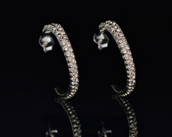 SALE - Tentacle Earrings, 14K Gold, Octopus Earrings, Octopus Jewelry - OctopusME Hoop Earring