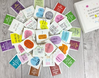 Adventskalender gefüllt mit Tee