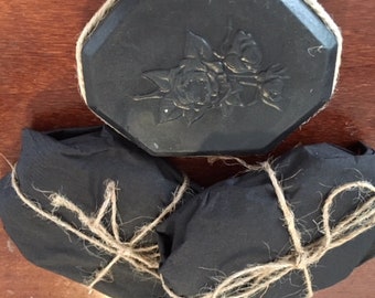 Organic Soap ACTIVATED CHARCOAL super detox and HONEY half & half...