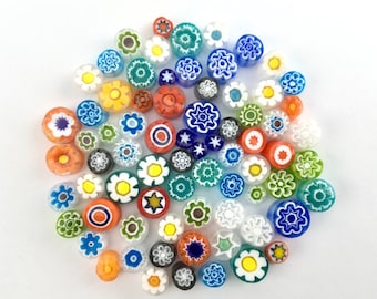 Millefiori Murrano -Happy mix (75 pieces)