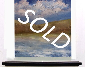 SOLD-------------Ocean, Landscape Painting, Peaceful, Travel, Original Painting, Winjimir, Home Decor, Office art, Wall Art, Gift, Art