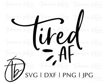 Download Tired mom svg | Etsy