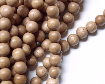 Wood Bead, Round 8mm, Rosewood - 16 Inch Strand (WDRD-08RS)