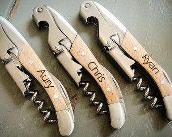 personalized wine beer bottle opener custom wine opener