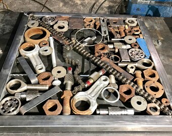 Steam punk industrial design bar table