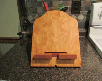 Cherry Cutting Board Style Mobile Device Stand