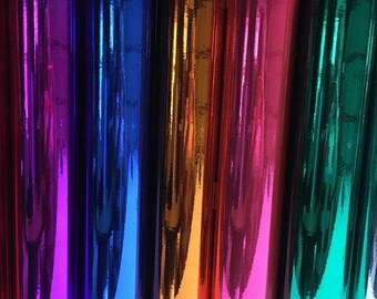 Chrome Vinyl 12"x12" Sheets - 11 colors to choose from - priority shipping available!