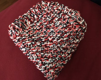 ONE knitted 100% cotton dishcloth/washcloth