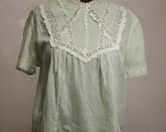 1930s pintuck blouse