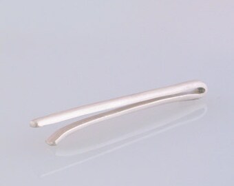 Half Round Sterling Silver Tie Bar