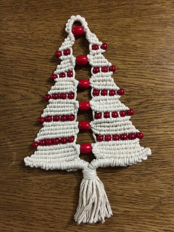 Macrame Christmas tree XmasGift Holiday Modern macrame