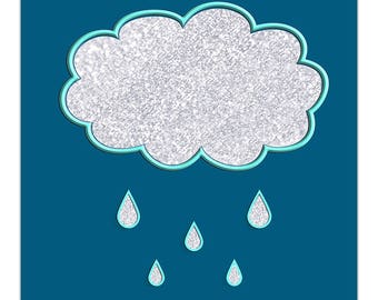 Decorative 20 X 20 personalized cloud poster