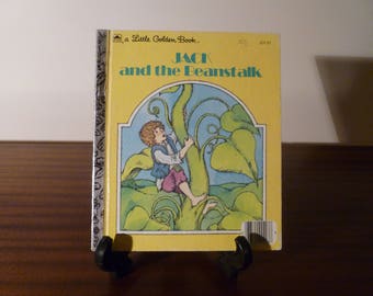 Vintage 1973 Children's Book "Jack and the Beanstalk - A little Golden Book / Kids Book / Great Condition