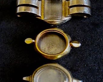 Vintage Watch parts - watch Cases - Steampunk - Scrapbooking f68