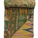 Old Kantha Quilt Handmade Cotton Gudri Reversible Throw Twin Handmade Quilt Blanket Q37