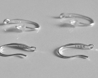pairs 1/5 hooks, 925 sterling silver Stud Earrings