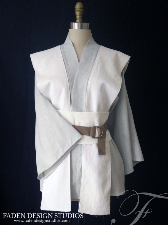 Star Wars Jedi Inspired Couture Linen Tunic Tabard and Obi