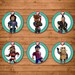 Roblox Cupcake Toppers - Roblox Stickers - Roblox Birthday Party Printable - Roblox Party Favors