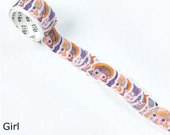 Stickers-like Washi Tape-My Day series-Girl