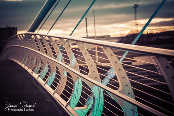 River Clyde Glasgow, Bridge Photography,Glasgow Print, Glasgow Photography, River Scene, Wall Art, Wall Decor, Nature Photography, Scotland