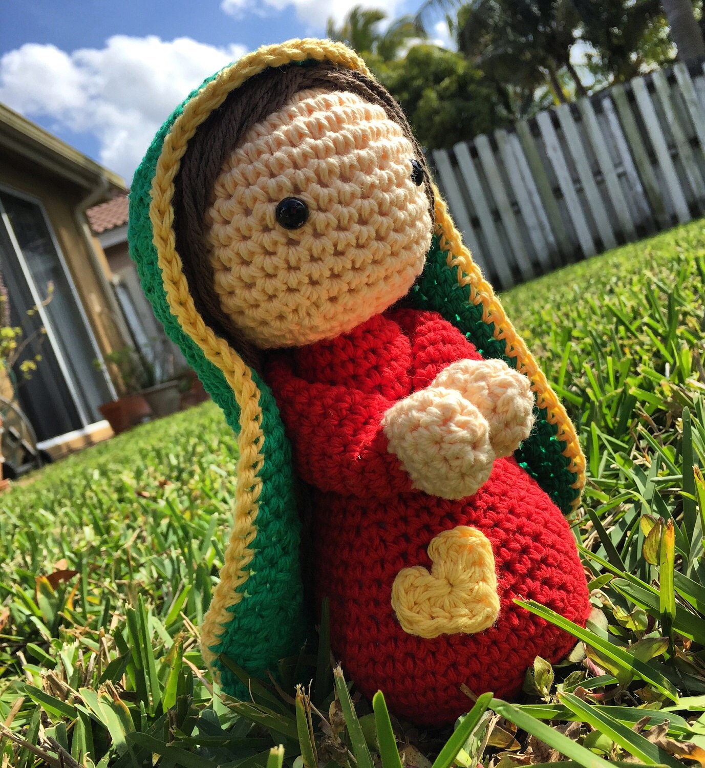 virgen de guadalupe plush doll